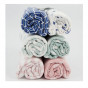 Langes d'emmaillotage en coton - Coquillages - Lot de 2