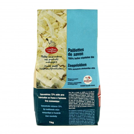 Paillettes de savon végétal bio - 1 kg Paillettes de savon végétal bio - 1 kg