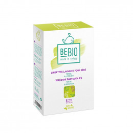 Lingettes lavables bébé en coton BIO et tencel 5 lingettes - BEBIO