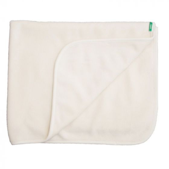 Couverture Bebe En Polaire De Coton Bio Ecru