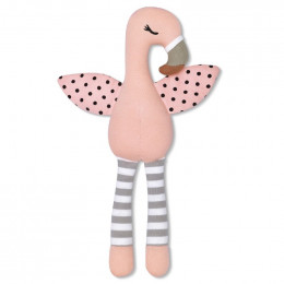 Peluche en Coton Bio - Flamingo - dès la naissance