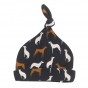 Bonnet en coton BIO - Dogs navy