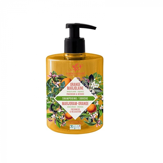 Shampooing et douche Marjolaine Orange - 500 ml 