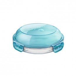 Plat assiette en verre avec couvercle hemétique - 900 ml