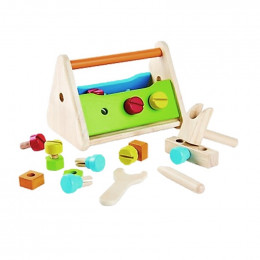 Boîte à outils en bois - à partir de 2 ans