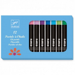 12 pastels à l'huile - Classique