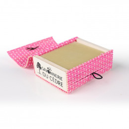 Boîte à savon en bambou - Rose