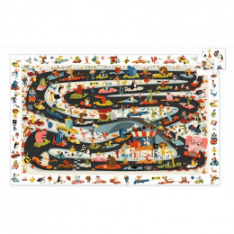 Puzzle observation - Rallye automobile - 54 pces