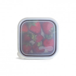 Couvercle pour boîte carrée - 15 cm - Translucide