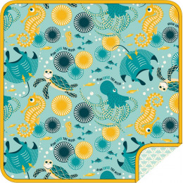 Couverture bébé en coton BIO - Ocean