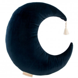 Coussin Pierrot velvet - Night blue