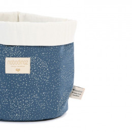 Panier Panda small - Gold bubble & Night blue