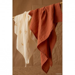Boîte de 3 langes Baby Love - Toffee - 70 x 70 cm