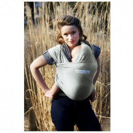 Echarpe porte-bébé basic - gris perle