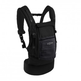 PhysioCarrier coton noir / poche anthracite