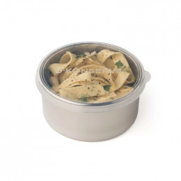 Boîte ronde en inox - 470 ml