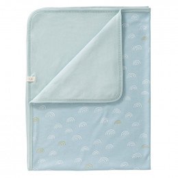 Couverture lit bébé - Rainbow ether blue