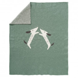 Couverture berceau en tricot - Dachsy