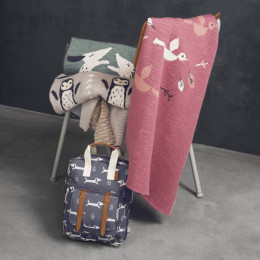 Couverture berceau en tricot - Pinguin