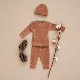 Pantalon bébé en velours Ash rose