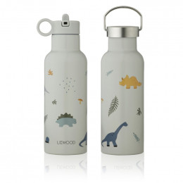 Gourde isotherme Neo - Dino dove blue mix - 500 ml
