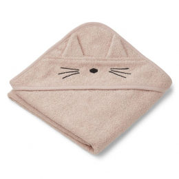 Cape de bain Albert - Cat rose