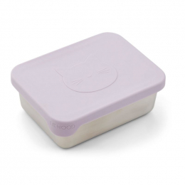 Boîte à collations Ako - Cat light lavender