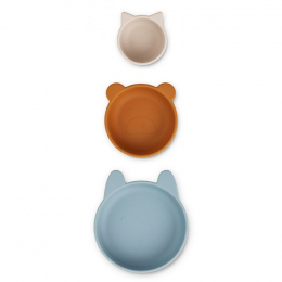 Bols Eddie - 3-pack - Blue multi mix