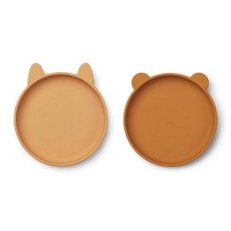 Set de 2 assiettes Olivia - Yellow mix