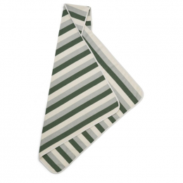 Cape de bain Louie - stripe Garden green/sandy/dove blue