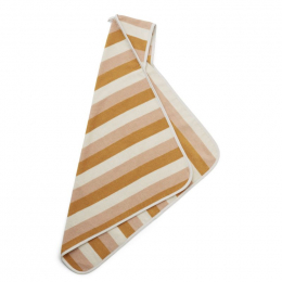 Cape de bain Alba - stripe Peach/sandy/yellow mellow