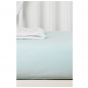 Drap Housse en Coton Bio pour lit bébé - 70x140 cm - Bleu ciel