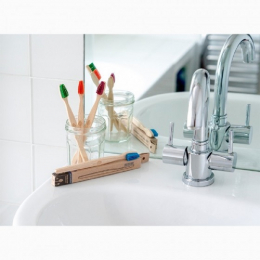 Brosse à dent en bois Adulte - Vert