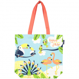 Sac shopping en coton bio - Love is in the air