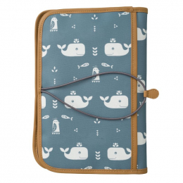Pochette de change Whale blue