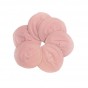 6 coussinets d'allaitement en coton Bio - Rose