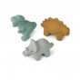 Set de 3 jouets de bain David - Dino blue multi mix