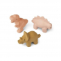 Set de 3 jouets de bain David - Dino rose multi mix