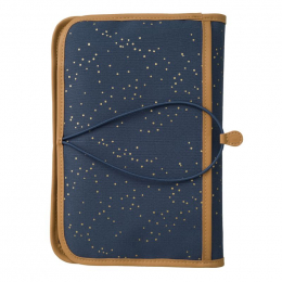 Pochette de change Indigo dots gold