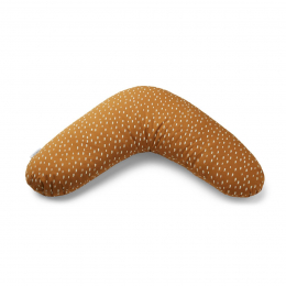 Coussin de maternité Nanna - Graphic stroke & golden caramel