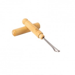 Cure oreilles en bois et inox médical - Naturel