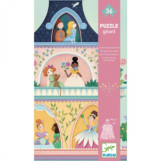 Puzzle géant - La tour des princesses - 36 pcs
