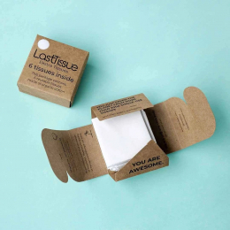 LastTissue - Recharge de 6 mouchoirs lavables en coton