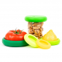 Couvercles réutilisables pour fruits et légumes - Silicone - 5 pièces