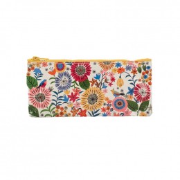 Trousse plumier en matériaux recyclés - Flower fields