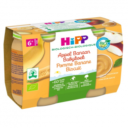 Pommes Bananes Biscuits - 2x190g - Dès 6 mois