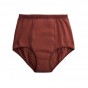 Culotte menstruelle hipster taille haute - Flux abondant - Brown