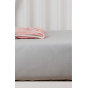 Drap Housse en Coton Bio pour lit bébé - 60x120 cm - Gris
