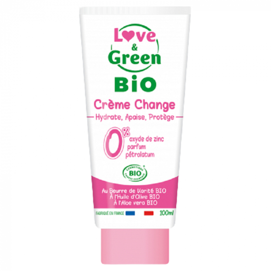 Crème pour le change BIO sans oxyde de zinc - 100 ml