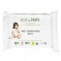 Lingettes douces pour bébé - Sans parfum 100% ECO - 20pcs